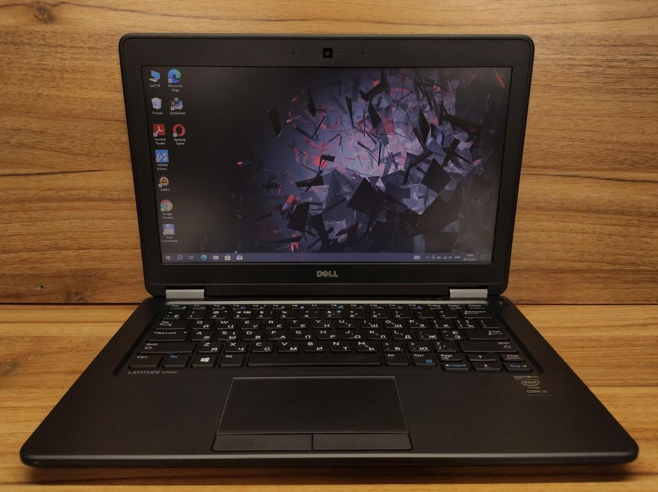 Б/в Нетбук Dell Latitude E7250 12.5" 1366x768| Core i5-5300U| 8 GB RAM| 256 GB SSD| HD 5500