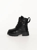 Ботинки для девочки цвет черный ЦБ-00232390