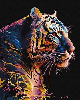 Картина за номерами "Прекрасний звір з фарбами металік extra" 40х50см КНО6520