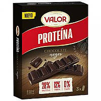 Черный шоколад VALOR CHOCOLATE NEGRO PROTEINA30гр. 3шт. Доставка від 14 днів - Оригинал