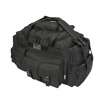 Тактична сумка з плечовим ременем і кріпленням MOLLE KOMBAT UK Saxon Holdall 65, Чорний