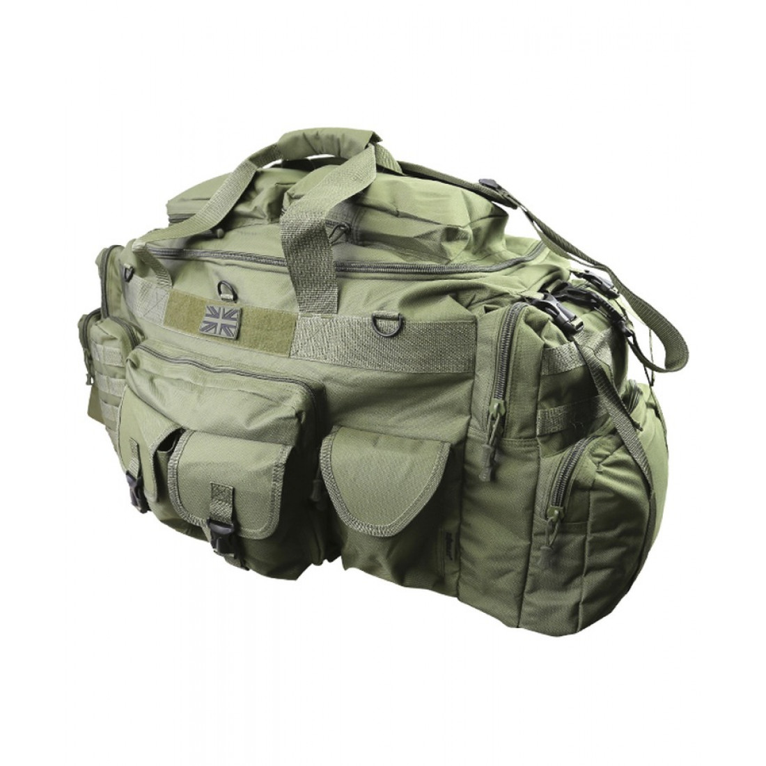 Тактична сумка з плечовим ременем і кріпленням MOLLE KOMBAT UK Saxon Holdall 125, Оливковий