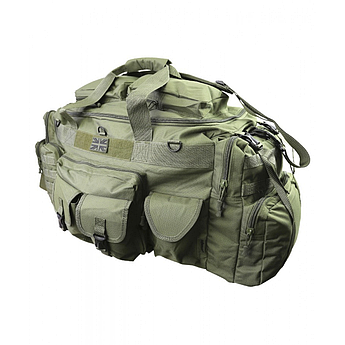 Тактична сумка з плечовим ременем і кріпленням MOLLE KOMBAT UK Saxon Holdall 125, Оливковий