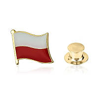 Значок BROCHE Флаг Польши разноцветный BRGV112976 OE, код: 7720520