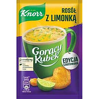 Суп горячая кружка Knorr с курицей и лимоном, 17 г