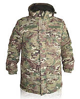 Куртка армейская зимняя мультикам (куртка утепленная камуфлированная мультикам)