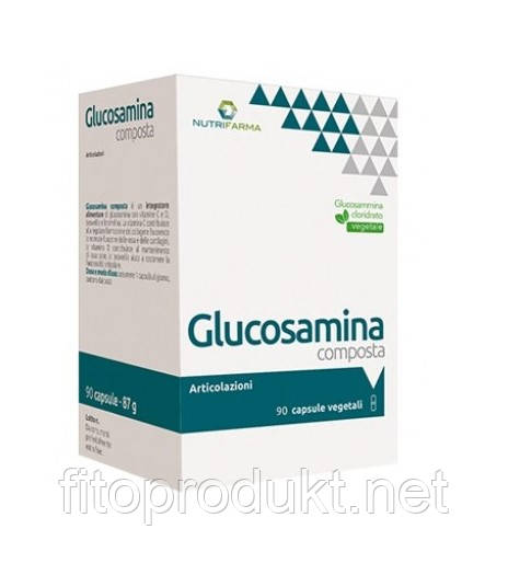 Glucosamine composta Глюкозамін для відновлення хрящової тканини 90 капсул