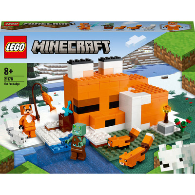 LEGO MINECRAFT 21178 Лисиця хатина 193 деталі 6 x 26 x 19 см, фото 1