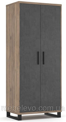 Шафа Омега 2Д 2000х834х553мм дуб крафт табако + матера Меблі-Сервіс, фото 1