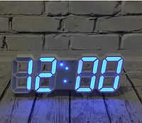 Электронные настольные часы, с будильником и термометром LY-1089, Цифровые часы, синяя подсветка