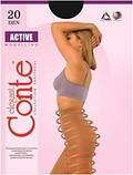 Колготки жіночі класичні без малюнка з утяжкою Конте Conte Active 20 den, фото 2