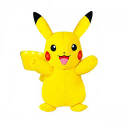 Інтерактивна м'яка іграшка POKEMON - ПІКАЧУ (світло, звук, 25 cm) 96382, World-of-Toys