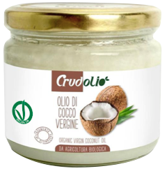 Кокосова олія Crudolio Olio di Cocco Vergine, 200 мл.