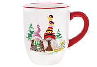 Чашка керамічна BonaDi Різдвяні Гноми 360 мл (DM108-X)