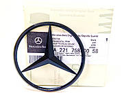 Эмблема Mercedes A2217580058 W221 Old-S series Черный глянец