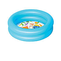 Детский надувной бассейн Bestway 51061, голубой, 61 х 15 см (hub_4ocqv6) OE, код: 2590426