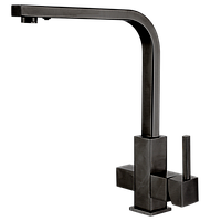 Смеситель для кухни комбинированный (3 в 1) с подключением фильтра Fabiano FKM 31.17 SS Nano Graphite