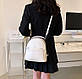 Жіночий модний сумка рюкзак в чорному кольорі Fashion bag, фото 5