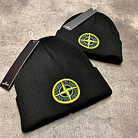 Брендова шапка Stone Island CK6916 чорна