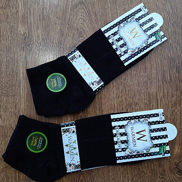 Жіночі бамбукові шкарпетки,сітка"WARMEN" Туреччина 36-40 / 12 пар