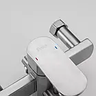 Змішувач для ванни з неіржавкої сталі SUS304 Frap F22805 довгий вилив матовий сатин, фото 3