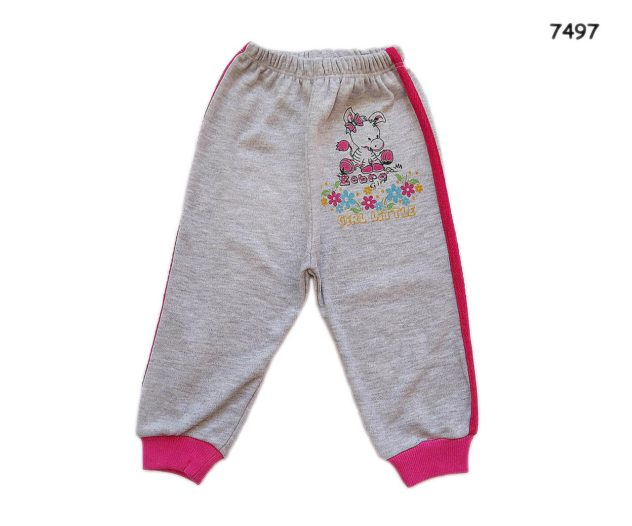 Спортивні штани "Зебра" для дівчинки. 6, 18 міс