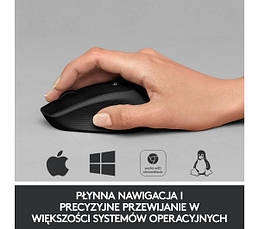 Миша Logitech M330 Silent plus Black (910-004909), фото 4