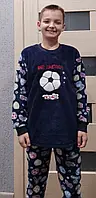 Піжама флісова хлопчику турецька зимова махрова піжама підліткова хлопчику 9-13 років