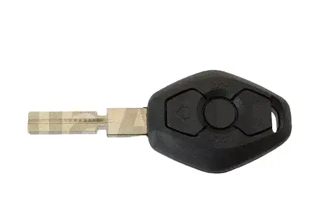 КОРПУС КЛЮЧА BMW 3 E36 E46 5 E39 7 E38 X3 E83 X5 E53 на 3 кнопки, жало з ВИРІЗОМ, фото 1
