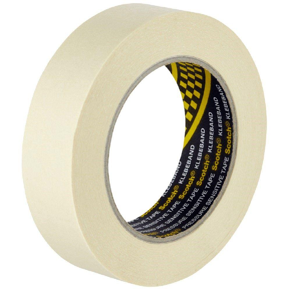 Малярний скотч 3M 70°C білий 24мм×50м