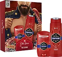 Подарочный набор Old Spice Captain (Дезодорант-стик + Гель для душа 3в1)