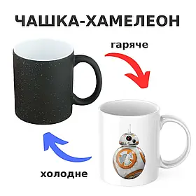 Чашка-хамелеон з принтом 330 мл BB-8