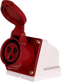 Силова розетка стаціонарна e.socket.pro.3.16, 3п., 220В, 16А (113) / p012001