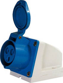 Силова розетка стаціонарна e.socket.pro.4.32, 4п., 380В, 32А (124) / p012005