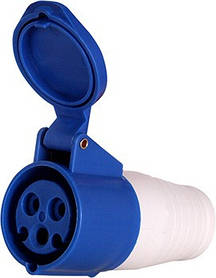 Силова розетка переносна e.socket.pro.3.32, 3п., 220В, 32А (223) / p012019