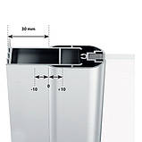 Душевая дверь RAVAK CRV2-110 bright alu+Transparent, фото 4