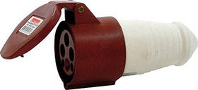 Силова розетка переносна e.socket.pro.4.16, 4п., 380В, 16А (214) / p012017