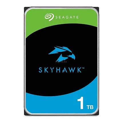 Жорсткий диск для відеоспостереження Seagate SkyHawk HDD 1TB 5400rpm 256MB ST1000VX013 3.5 SATAIII, фото 1