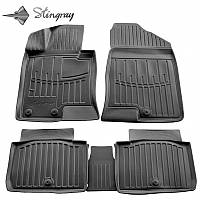 Резиновые 3D коврики в салон на Hyundai Sonata (YF) 2009-2014 Stingray