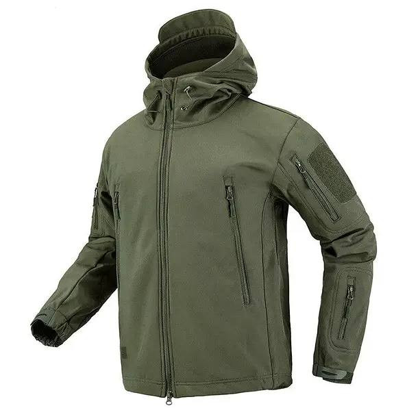 Куртка зимова тактична Soft Shell синтепон Хакі