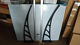Дашок 1х1,5 м навіс із полікарбонату стільникового з кронштейнами, фото 5