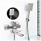 Змішувач для ванни Frap F32802 з нержавіючої сталі SUS304 колір матовий сатин, фото 2