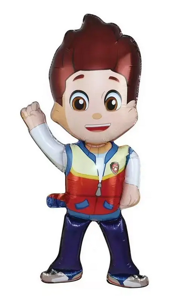 Фольгована кулька "Щенячий патруль, Райдер", 39х85 см., фото 1