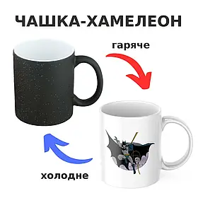 Чашка-хамелеон з принтом 330 мл Супергерой