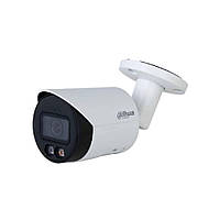 IP WizSense камера Dahua DH-IPC-HFW2849S-S-IL 8 Мп (2.8 мм) з подвійним підсвічуванням та мікрофоном White