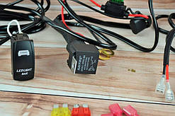 Універсальне проводка для будь-яких фар 1*400 W 12V для LED фар , балок ( Реле, клавіша , запобіжники) )
