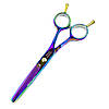 Набір перукарських ножиць PROline 5,5'' PL105-nabir Rainbow (3 клас), фото 6