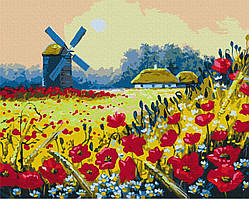 Картина за номерами Brushme Макове поле BS53148