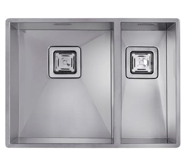 Кухонна мийка Teka SQUARE 340/400 & 180/400 - сатинована - сталь - вбудована