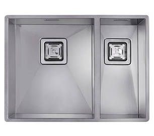 Кухонна мийка Teka SQUARE 340/400 & 180/400 - сатинована - сталь - вбудована, фото 1